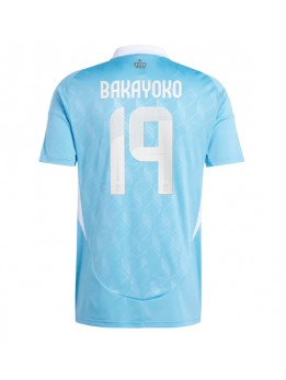 Belgien Johan Bakayoko #19 Auswärtstrikot EM 2024 Kurzarm